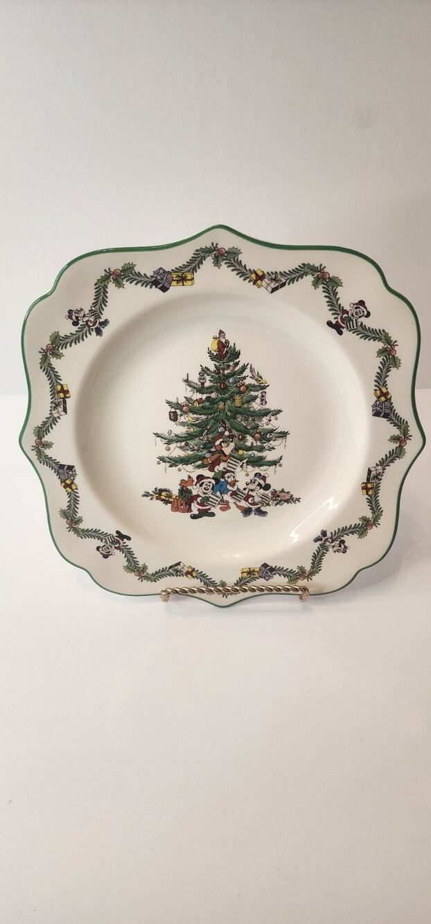 Disney's Celebration Spode Christmas Tree Collectible Plate